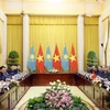 Президент Во Ван Тхыонг провел переговоры с Президентом Республики Казахстан Касым-Жомартом Токаевым. (Фото: Тхонг Нят/ВИА)