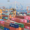 Грузовые контейнеры в порту Хайфон. (Фото: ВИА)