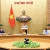 Заседание вел премьер-министр Фам Минь Тьинь. (Фото: ВИА)