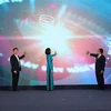 Генеральный директор ВИА Ву Вьет Чанг и делегаты провели церемонию запуска информационно-документального сайта «Персоны – События» по адресу nvsk.vnanet.vn. (Фото: ВИА)