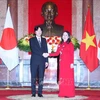 Вице-президент Во Тхи Ань Суан и наследный принц Японии Акисино. (Фото: Ан Данг/ВИА)
