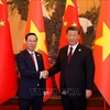 Президент Во Ван Тхыонг имел встречу с Генеральным секретарем, Председателем КНР Си Цзиньпином. (Фото: Тхонг Нят/ВИА)