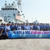 Представители береговой охраны Кореи (KCG) посетили командование 1-го региона береговой охраны Вьетнама (Фото: ВИA)