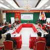 На пресс-конференции в Ханое 13 ноября. (Фото: ВИА)