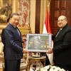 Министр общественной безопасности То Лам (слева) и председатель Сената Египта, председатель Партии будущего нации (ПБН) Абдель-Вахаб Абдель-Разек (Фото: ВИA)