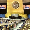 На заседании 77-й сессии ГА ООН (Фото: ВИА)