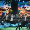 Художественное представление на церемонии закрытия Национального года туризма 2023 «Биньтхуан – зеленая конвергенция». (Фото: ВИA)