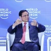 Премьер-министр Фам Минь Тьинь выступает на Всемирном экономическом форуме в Китае в июне 2023 года (Фото: ВИA)