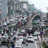 Пробки на дорогах обходятся Ханою в 1-1,2 миллиарда долларов в год, а загрязнение воздуха становится в пять раз сильнее. (Фото: ВИA)