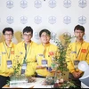 Вьетнамская команда на проектной олимпиаде по химии 2024 года в России. (Иллюстративное фото: moet.gov.vn)