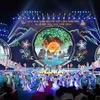 Художественное представление на церемонии открытия Года посещения Вьетнама Дьенбьен 2024 и Фестиваля Баухинии. (Фото: ВИА)