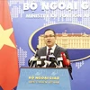 Заместитель официального представителя Министерства иностранных дел (МИД) Нгуен Дык Тханг. (Фото: ВИА) 