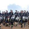 Офицеры и солдаты Кавалерийского корпуса сил мобильной полиции прекрасно выполняют свои обязанности. (Фото: ВИА)
