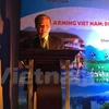 越南驻印大使孙生成在会上发表讲话（图片来源：越通社）