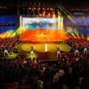 “我为祖国而自豪”音乐晚会节目（图片来源：越南《青年报》）