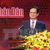 越南政府总理阮晋勇发表讲话（图片来源：越通社）