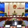 越南政府9月份例行会议。