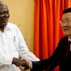 越南国家主席张晋创会见古巴国会主席埃尔南德斯。