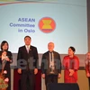 越南驻挪威大使黎氏雪梅在东盟文化晚会发表讲话（图片来源：越南驻挪威大使馆）
