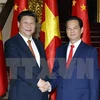 越南政府总理阮晋勇会见中共中央总书记、国家主席习近平