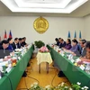 越南共产党高级代表团与柬埔寨人民党高级代表团​举行会谈（图片来源：越通社）