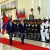 俄罗斯总理梅德韦杰夫对柬埔寨进行访问
