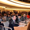 越南代表团出席联合国人权会议。