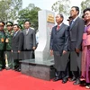 越南与柬埔寨第241号界碑落成典礼（图片来源：越通社）