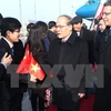 越南国会主席阮生雄到达北京首都机场