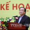 越南政府副总理黄忠海在会议上发表讲话（图片来源：越通社）
