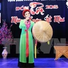 在捷克举行的越南传统文艺节目（图片来源：越通社）