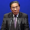 老挝人革党中央总书记、国家主席朱马利·赛雅颂。
