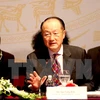 世界银行行长金墉在公布仪式上发表讲话（图片来源：越通社）