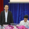 越共中央政治局委员、公安部部长、西原地区事务指导委员会主任陈大光大将主持会议。