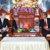 越南最高人民法院院长张和平会见阿塞拜疆司法部长马马多夫（图片来源：越通社）