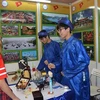 越南学生展位。（图片来源：越南人民报）