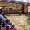 河内市人民委员会主席阮德钟在发证仪式上发表讲话 （图片来源：越通社）