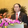 新任越南国家主席陈大光。