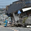 ​日本地震现场（图片来源：越通社）