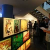 该展会共展示丹麦20名著名漫画家的66张图片