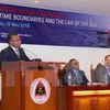 东帝汶总理鲁伊·阿劳若在会上发表讲话（图片来源：越通社）