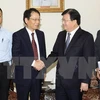 越南政府副总理郑廷勇会见会见日本国际协力机构代表团。