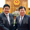 越南政府副总理郑廷勇会见了文莱王子阿都卡辉（图片来源：越通社）