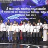 第二届越南全国对外新闻奖颁奖仪式（图片来源：越通社）