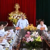 越南政府总理阮春福赴永隆省调研（图片来源：越通社） 