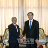 陈大光主席会见老越友好协会秘书长塞空·塞雅辛。