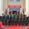 两国高级军事代表团合影（图片来源：越南之声）