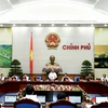 越南政府立法工作专题会议场景（图片来源：bienphong.com.vn）