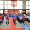 第四次欧洲越武道锦标赛开幕式全景。