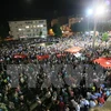 土耳其人民在街头示威反对政变（图片来源：越通社）